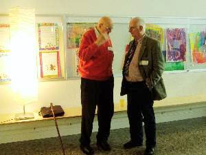 Alte Kameraden im Gespr&auml;ch