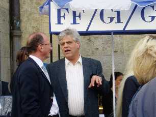 Franz Maget und Hans Klein von FF/Gi/Gy-Stand